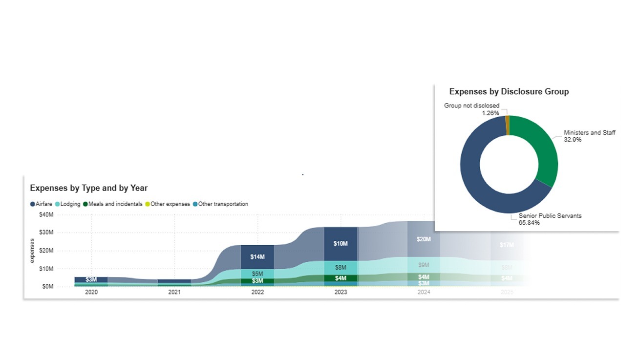 Examine the Travel Expenses Data Visualization